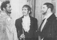 Pierre Brasseur, Marcel Herrand, and Louis Salou in CHILDREN OF PARADISE (JPG, 12 KB)