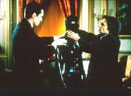 Olivier Torres, Nathalie Boutefeu, and Jean-Pierre Léaud in IRMA VEP (JPG, 12 KB)