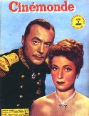 Charles Boyer and Danielle Darrieux on the cover of CINEMONDE, 19 June 1953 (JPG, 19 KB)