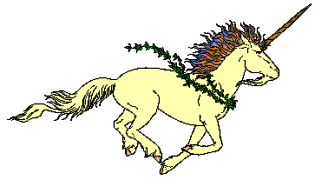 Unicorn and vine