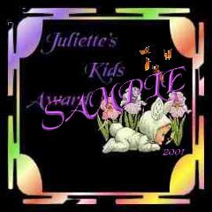 Juliette's Kids Award