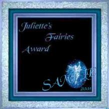 Juliette's Fairies Award