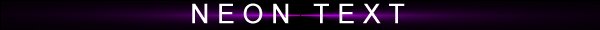 Neon Text