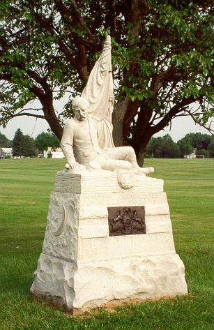[photo of the 74th Pennsylvania Monument