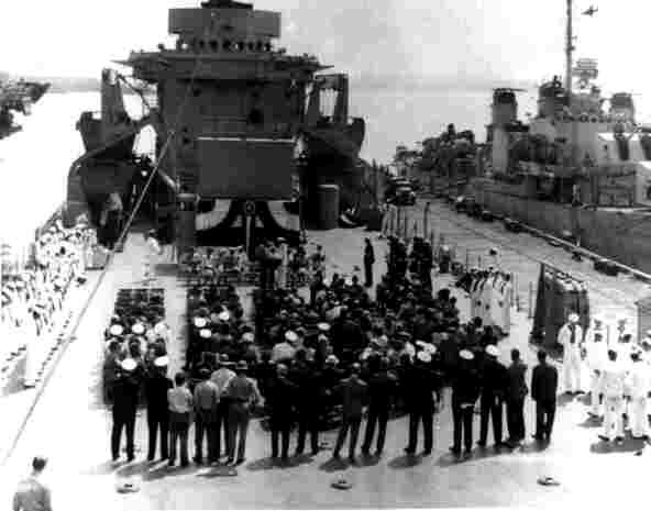 USS LST 1153 - Commissioning ceremony - Boston, Mass. - Sept. 3, 1947