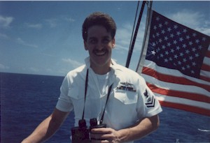 Returning to Pearl Harbor from Westpac '87.