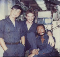 Somchai Cady, Steve Lewis and Ivory Sostand in Radio.