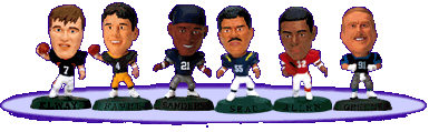 Headliners:  Elway, Favre, Deion, Seau, Allen, & Greene