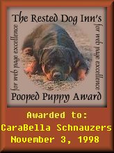 Pooped Puppy Award