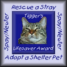 Tigger's Lifesaver Award