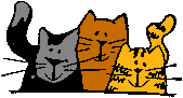 Three Kitty Cats