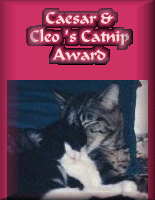 Caesar and Cleo's Catnip Award