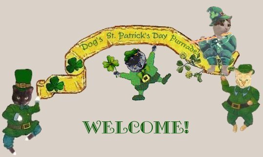Welcome to Dog's St. Patrick's day Purrrade!