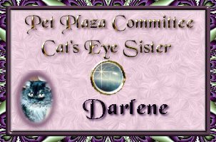 Pet Plaza Committee Cat's Eye Sister Darlene