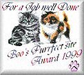 Boo's Purrfect Site Award