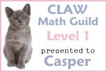 CLAW Math Guild Level 1