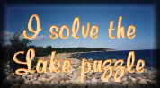 I solved the lake puzzle