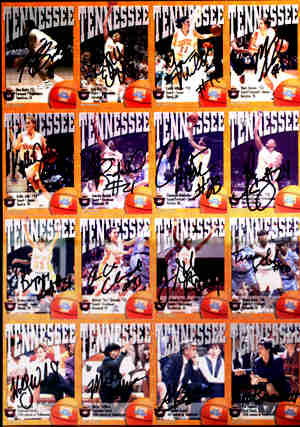 Autographed 1998 Lady VOLs cards