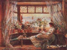 I found this picture on someone's site, with their name on it. I have had the same picture in a frame for years, so I figured, even though someone put their name on it, they aren't the artist - so what! If you want to claim a copyright, you should do it with your own work. Someday I will open the frame up, scan the pix myself & give the true artist credit. Until then - enjoy!