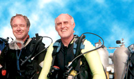 Two divers