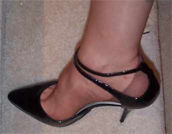 Close-up of pretty shoe