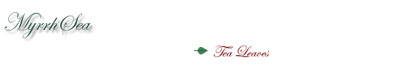 MyrrhSea ~ Tea Leaves logo