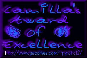 Camilla's Award of Excellence