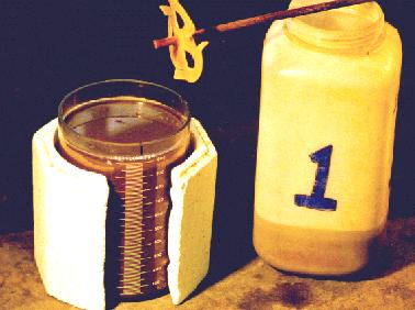 Settleometer and stirrer