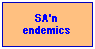 SA'n endemics