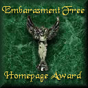 Embarrassment Free Homepage Award