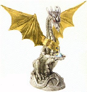 [silver & gold dragon]