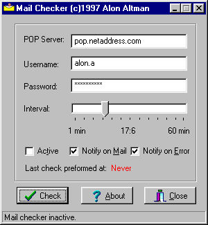 Mail Checker