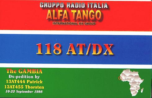 Qsl from The Gambia
