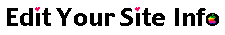 [Edit your page info]