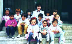 Retrato de la clase de parvulos