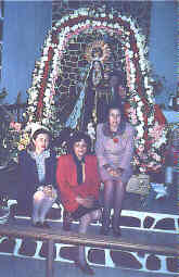 Foto con la Virgen de la Antigua