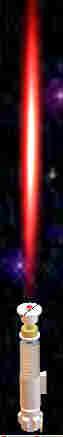 My 3D rendered lightsaber!