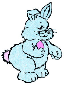 Bunny Holding Egg