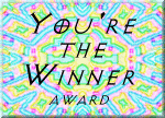 you're the winner award