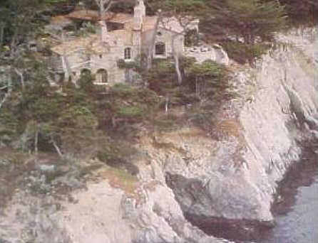 DL James House on cliffs