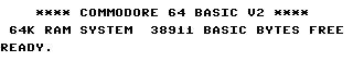 Commodore 64 Screen