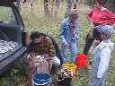 End of the chasse aux champignons: on en a cueilli plein...