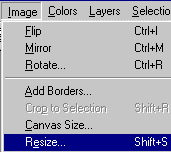 Resize Dialog Control Box