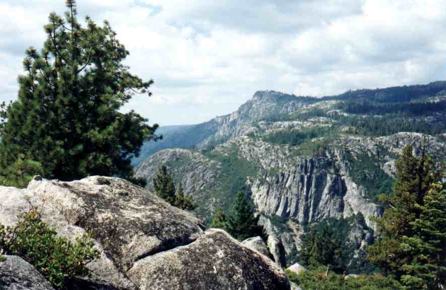 Columns reminiscent of Devil’s Postpile