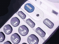 Teclado de um telefone sem fio - GE