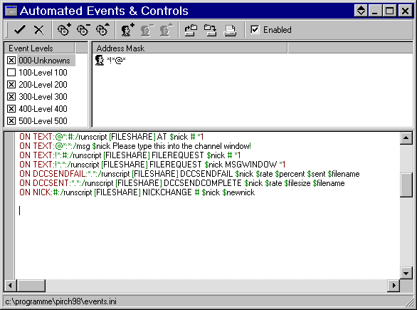 events section screenshot (17k GIF)