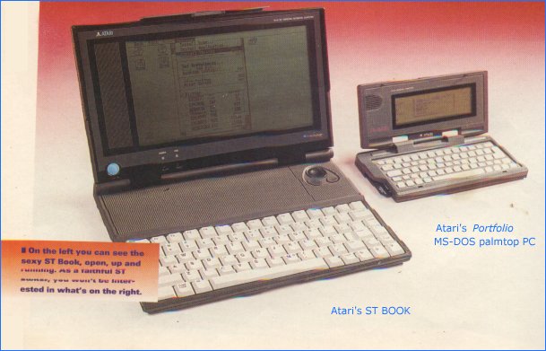 ST-BOOK and Portfolio, from Atari Corp.