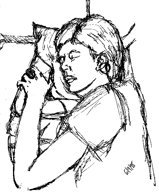 Alexandra sleeping