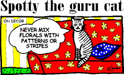 Spotty the Guru Cat on Decor