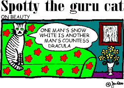 Spotty the Guru Cat on Beauty
